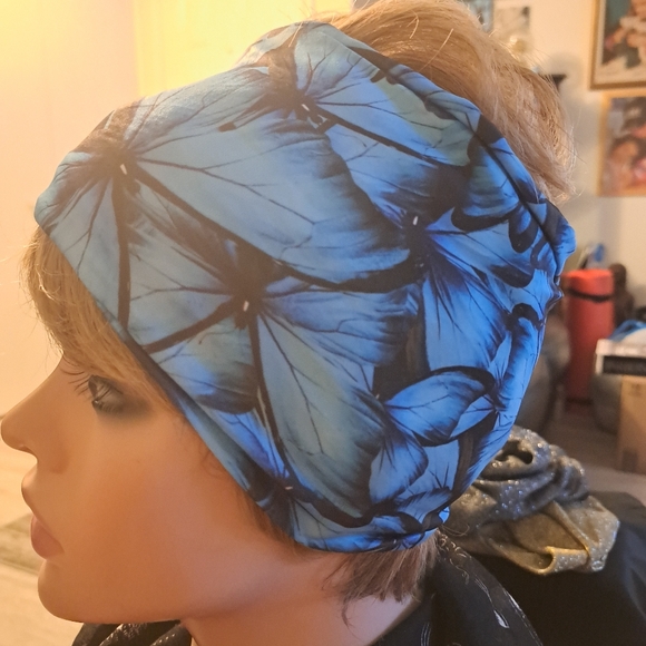 BUNDLE!-"5" ....   2 Turban Head Covers,  2 Soft Wool Hats & 1 Headband. 3_$15 - Picture 8 of 8